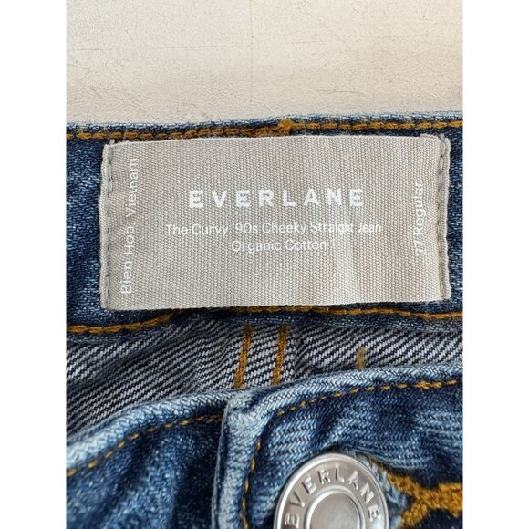 New Everlane The Curvy 90's Curvy Straight Jean Women's Sz 27 REG - Picture 3 of 8